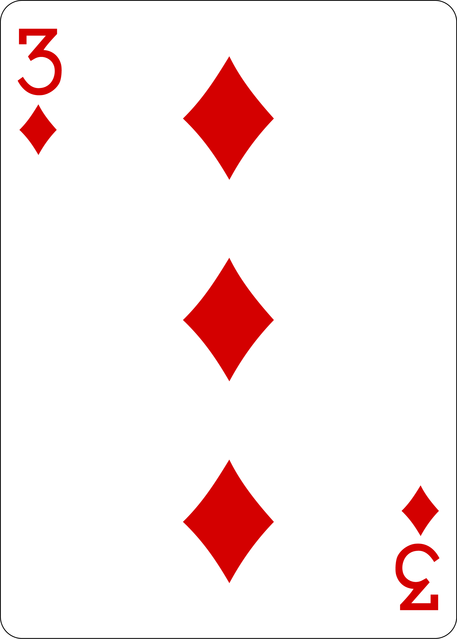 3 of Diamonds